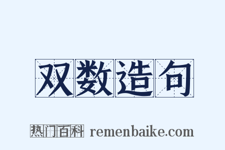 双数造句是什么意思的图片